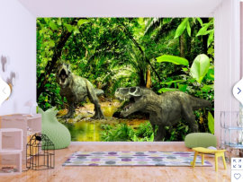 screenshot_2019-01-27 papier peint moderne dinosaurs in the jungle